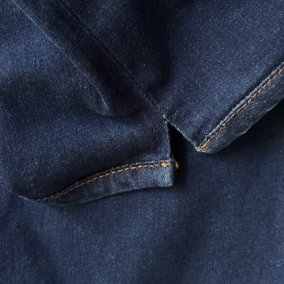 FRAME Le Mini Boot dark wash jeans size 28 blue bootcut stretch fitting pockets - Picture 7 of 7